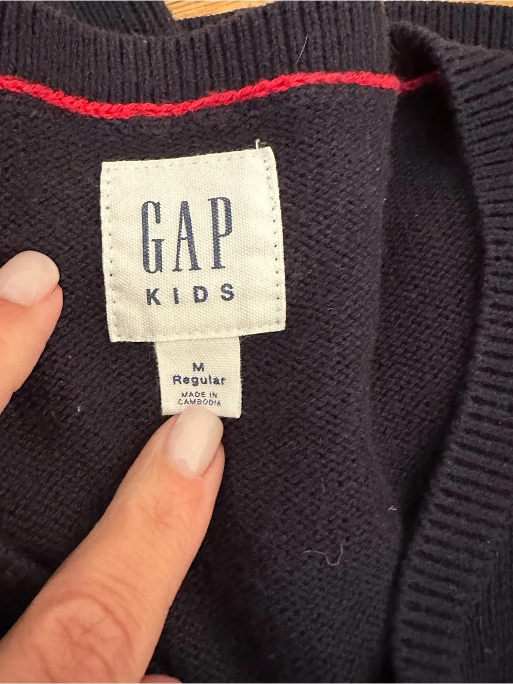 GAP KIDS Youth Medium Boy Sweater Bundle of 3 (Navy, Gray, Black)